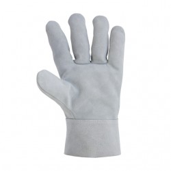 Luva Soldador Crute Cinza 28 cm