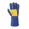 Luva Soldador Crute Azul 35 cm