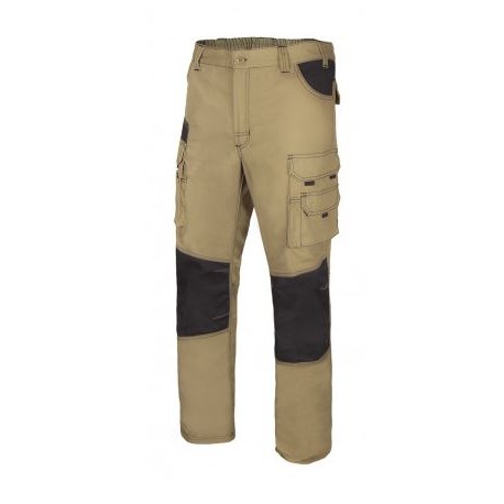 Calça Canvas Bicolor Multibolsos