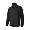 Sweatshirt bicolor c/meio fecho