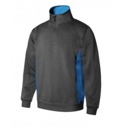 Sweatshirt bicolor c/fecho