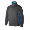 Sweatshirt bicolor c/fecho