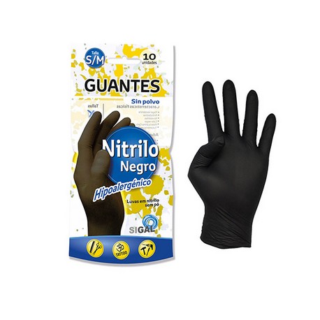 Pack Luva Nitrilo Preta