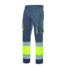 Calça multibolsos stretch alta visibilidade
