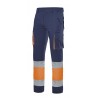 Calça multibolsos stretch alta visibilidade