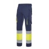 Calça multibolsos stretch alta visibilidade