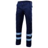 Calça multibolsos stretch refletor