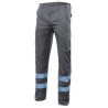 Calça multibolsos stretch refletor