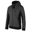 Casaco Soft Shell Bicolor com Capuz
