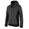 Casaco Soft Shell Bicolor com Capuz
