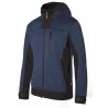 Casaco Soft Shell Bicolor com Capuz