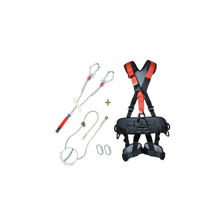 Kit 3 Arnês Integral para Trabalhos em Suspensão