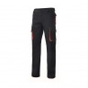 Calça Bicolor Multibolsos Cinza/Laranja