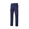 Calça Bicolor Multibolsos Cinza/Laranja