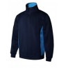 Sweatshirt bicolor c/fecho