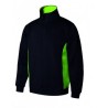 Sweatshirt bicolor c/fecho