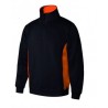 Sweatshirt bicolor c/fecho