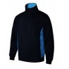 Sweatshirt bicolor c/fecho