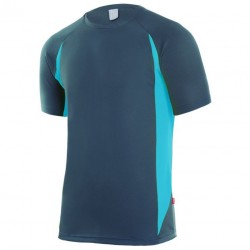 T-shirt técnica bicolor