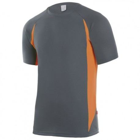T-shirt técnica bicolor