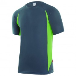T-shirt técnica bicolor
