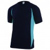 T-shirt técnica bicolor