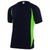 T-shirt técnica bicolor