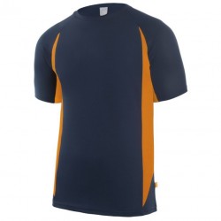 T-shirt técnica bicolor