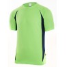 T-shirt técnica bicolor