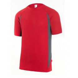 T-shirt técnica bicolor