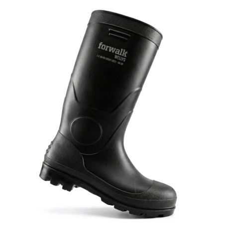 Bota de água (galocha) PVC preta