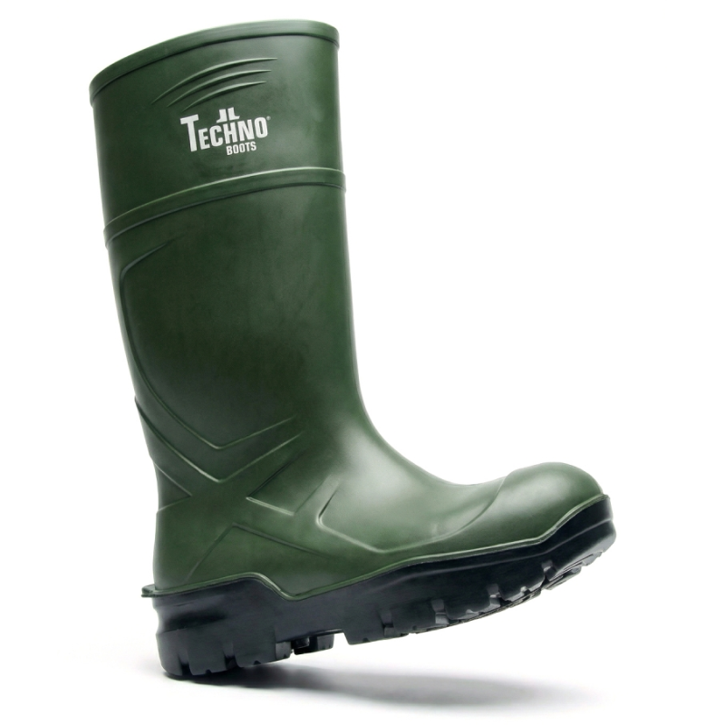 Bota de água PU verde c/proteção S5
