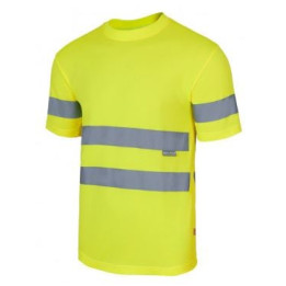 T-Shirt Técnica Amarela Alta Visibilidade