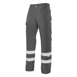Calça Cinza Alta Vsibilidade Multibolsos