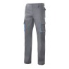 Calça Bicolor Multibolsos Cinza/Laranja