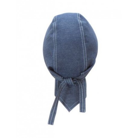 Bandana Denim Com Tiras