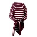Banda às Riscas Vermelho/Branco