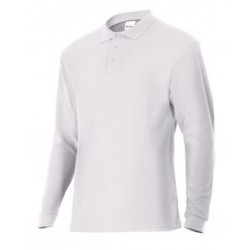 Polo Manga Comprida Branco