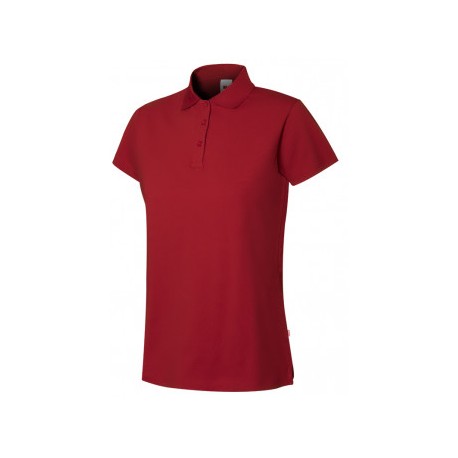 Polo stretch senhora vermelho